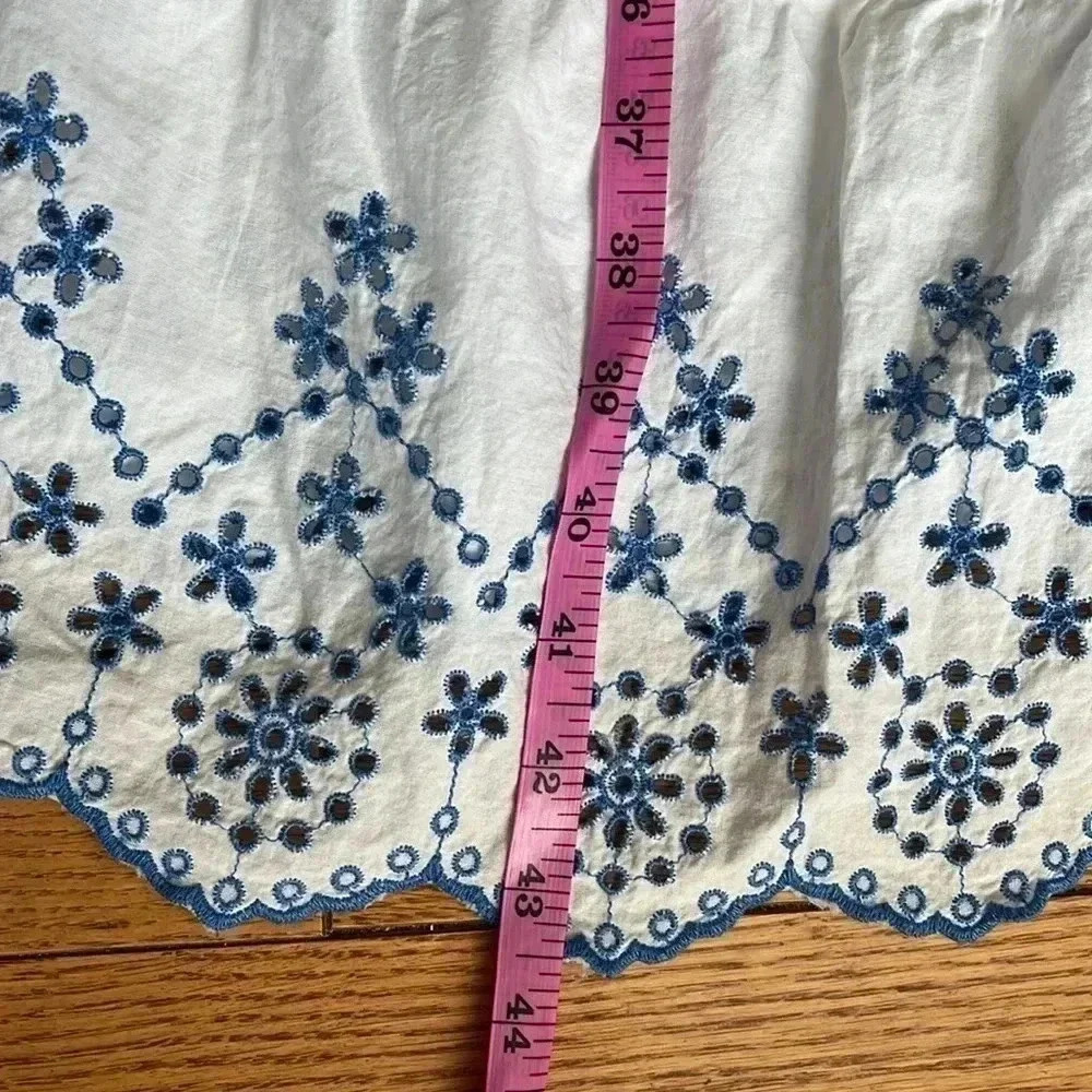 ❤️2/50❤️[18]Lane Bryant  Short Flutter-Sleeve Square-Neck Embroidered Dress - Picture 9 of 11
